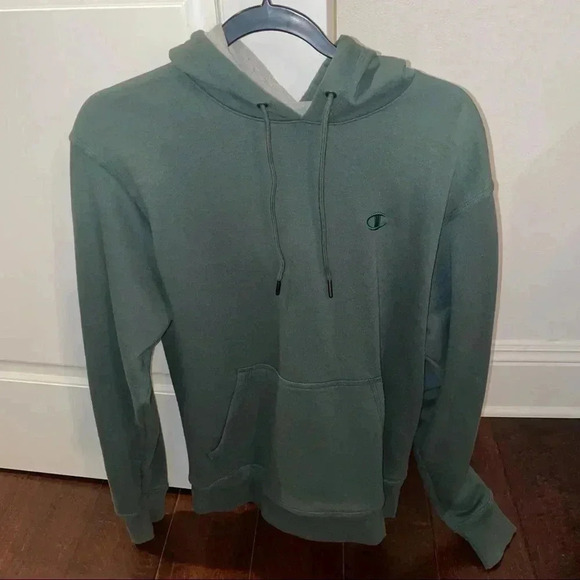 Champion ReverseWeave Green Hoodie - Picture 1 of 3